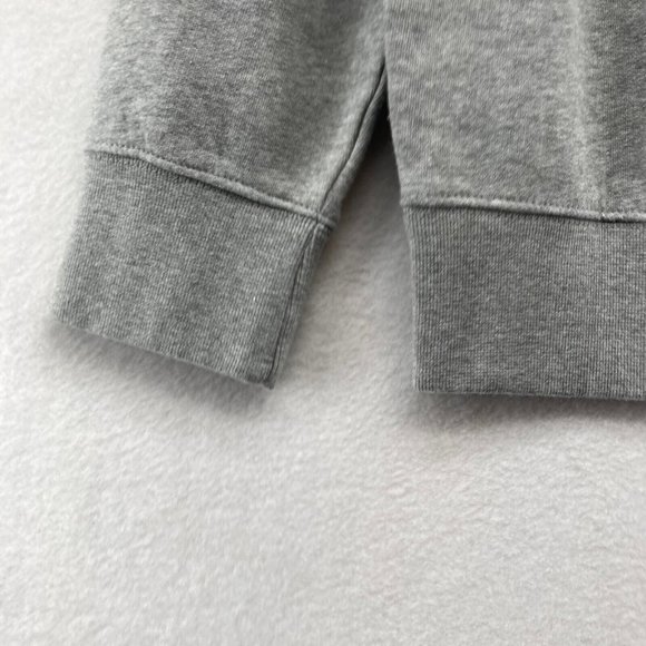 Maison Kitsune Men's Grey Pixel Fox Crewneck Sweatshirt Long Sleeve Size M NWT - Picture 8 of 10